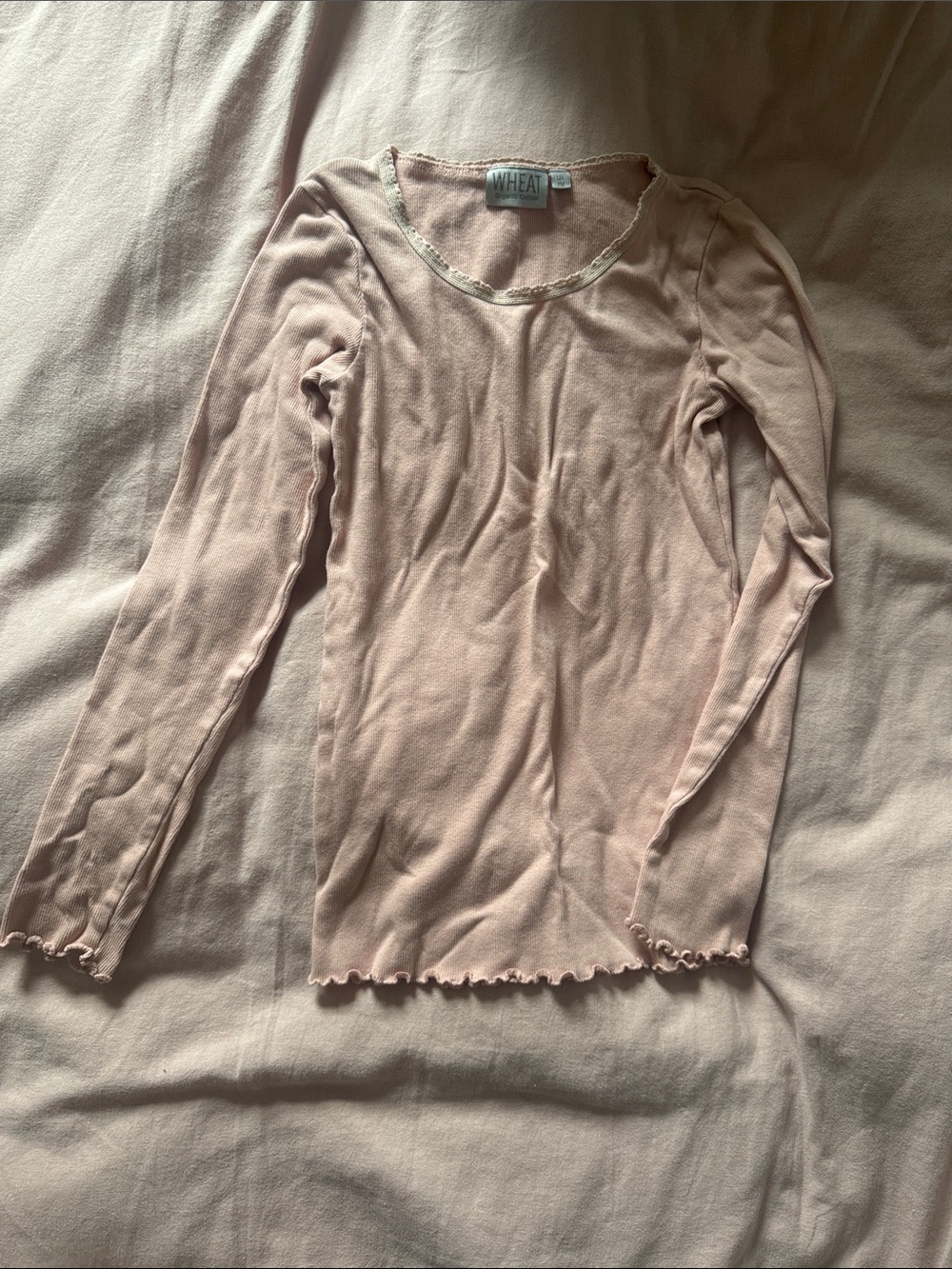 Wheat ribbed top